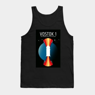 Vostok 1 Space art Tank Top